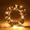 URBN Living 30cm Light Up Christmas Decorative Wreath 20 LEDs & Timer Fireplace Front Door 6