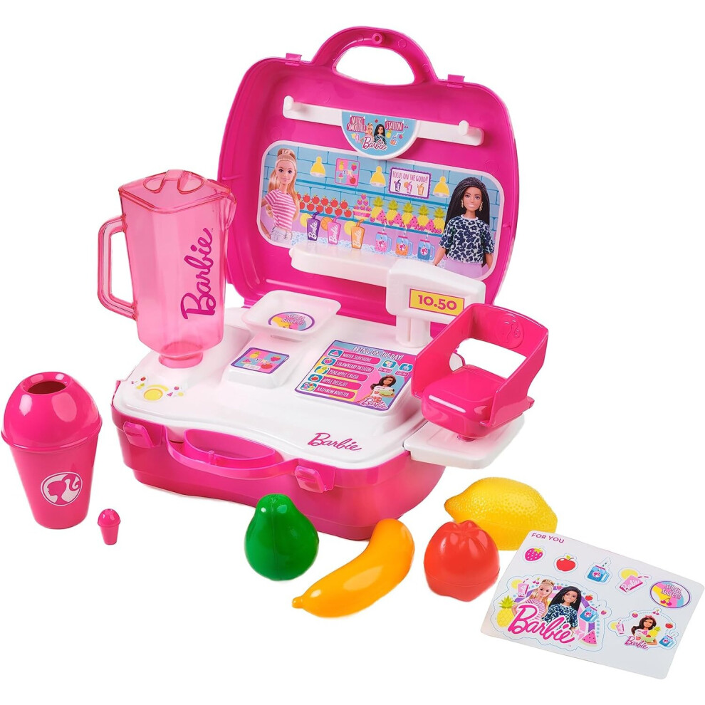 Barbie Smoothie Station Mattel Over 20 piece Set