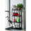 Gr8 Home Black 4 Tier Plastic Shelving Unit Storage Racking Shelves Garage Shed 8