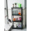 Gr8 Home Black 4 Tier Plastic Shelving Unit Storage Racking Shelves Garage Shed 5