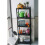 Gr8 Home Black 5 Tier Plastic Shelving Unit Storage Racking Shelves 4