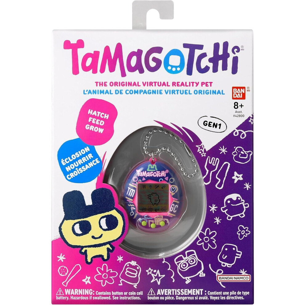 Tamagotchi Bandai Original NEON LIGHTS Shell Cyber Pet