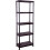 Gr8 Home Black 5 Tier Plastic Shelving Unit Storage Racking Shelves 2