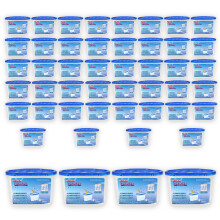 (Pack of 48) MantraRaj Interior Dehumidifiers 500ml for Home Damp Moisture Absorber Condensation Remover Disposable Dehumidifier