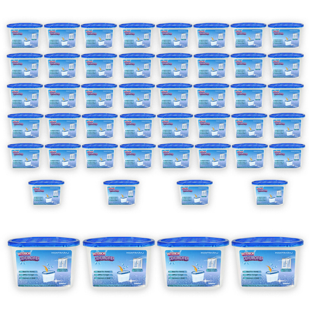  - Mantraraj Disposable Interior Dehumidifiers 500Ml Moisture Absorber Condensation Remover Damp Trap Pack Of 48 - Image 4
