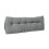 (Grey) Triangular Wedge Bedroom Headboard Cushion 1