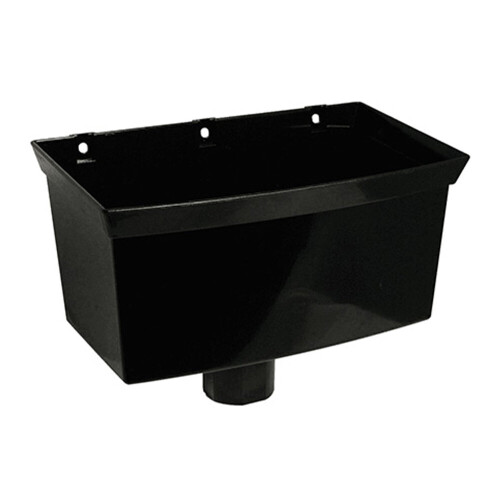 FloPlast RHS1 Universal Hopper, Black, 65mm-68mm