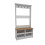 (Atlantic Pine - White) Amelia Hallway Coat Rack with Shelves 1