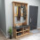( Atlantic Pine - Anthracite) Amelia Hallway Coat Rack with Shelves 4