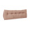 (Rose Gold) Triangular Wedge Bedroom Headboard Cushion 1