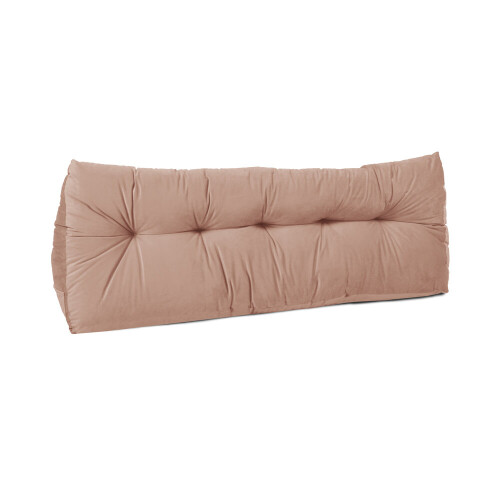 (Rose Gold) Triangular Wedge Bedroom Headboard Cushion
