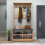 ( Atlantic Pine - Anthracite) Amelia Hallway Coat Rack with Shelves 5