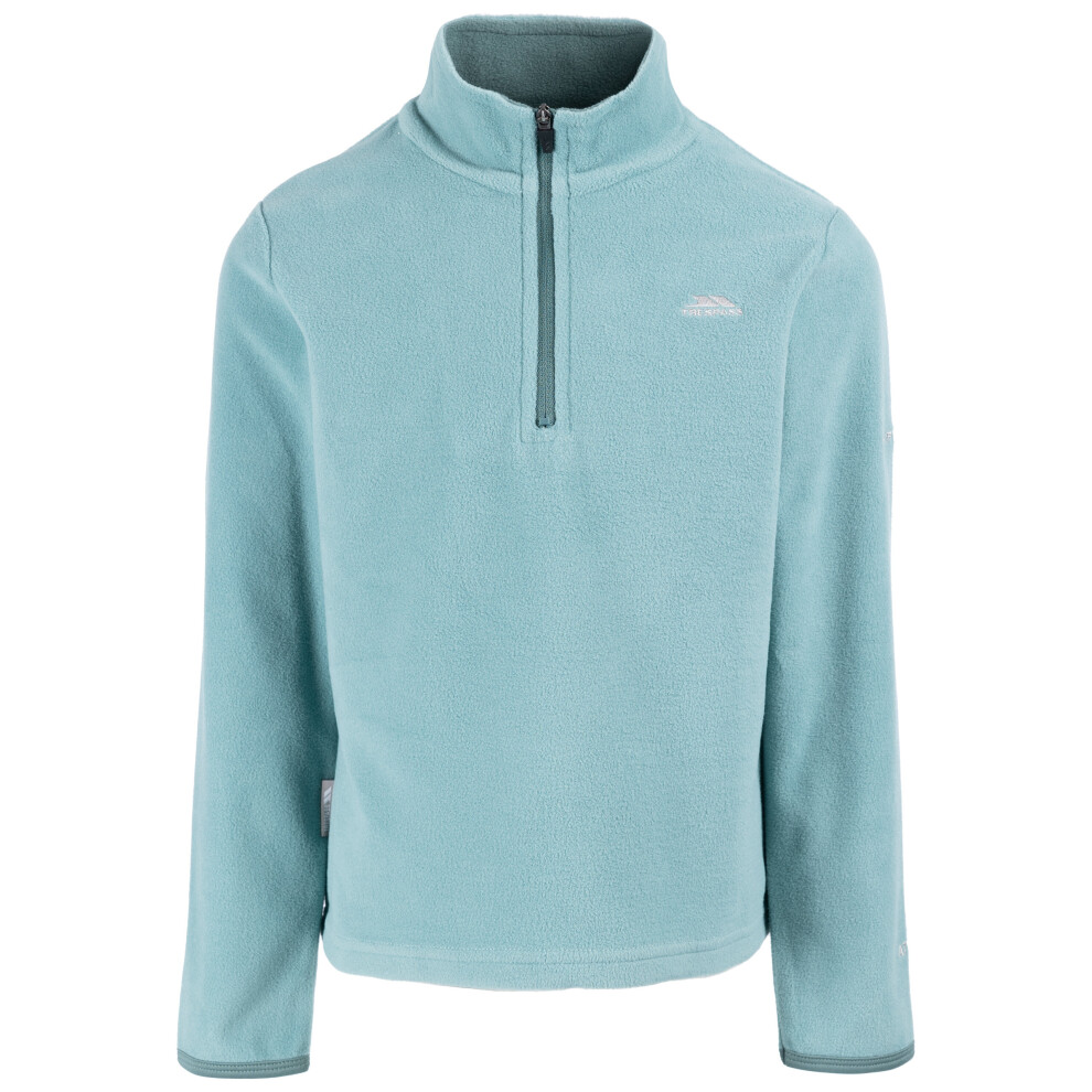 (3-4 Years, Teal Mist) Trespass Girls 1/2 Zip Jumper Pullover Sybil