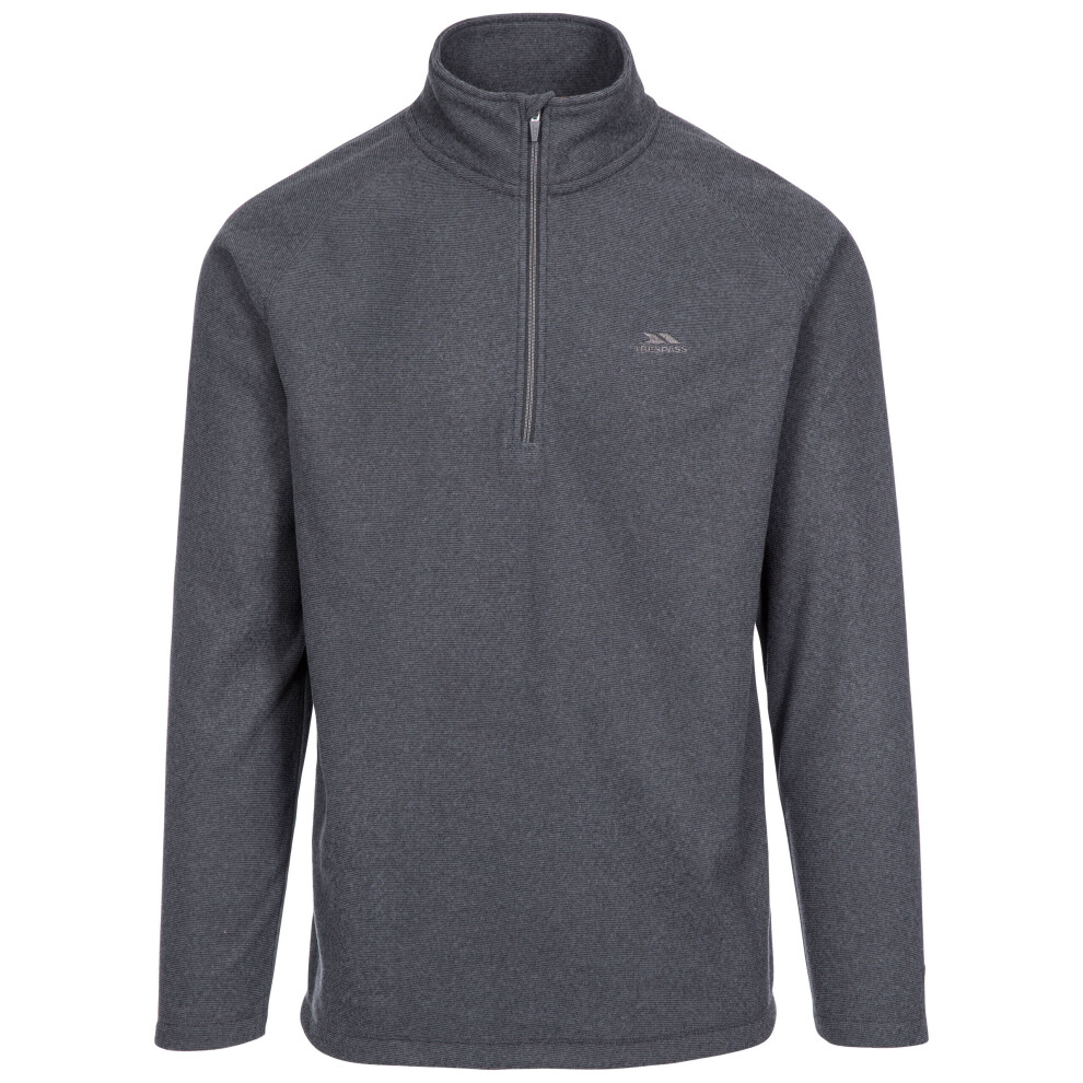 Trespass (Xxxl, Charcoal) Mens 1/2 Zip Fleece Pullover Keynote Grey