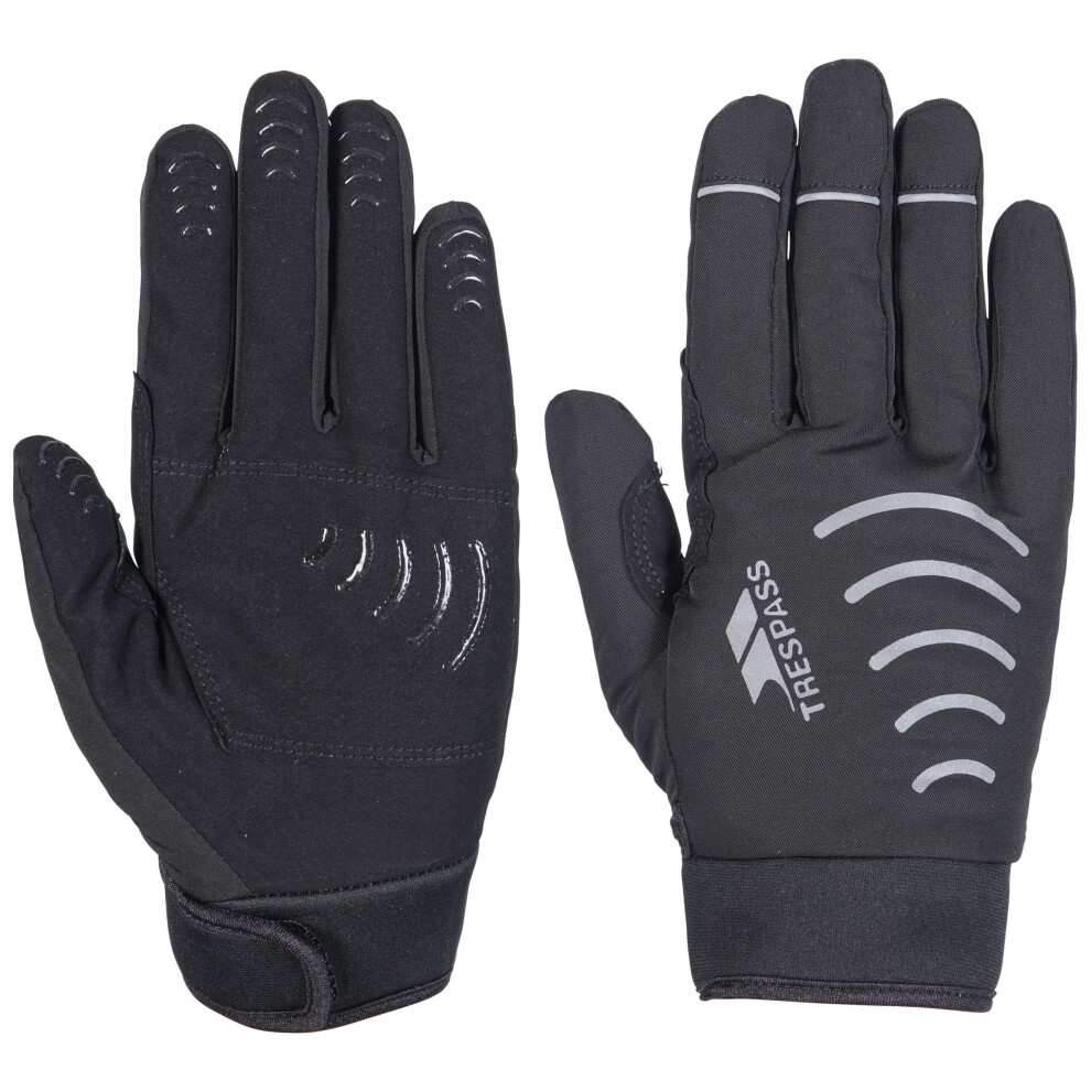 Trespass (Xl, Black) Adults Running Cycling Gloves Crossover