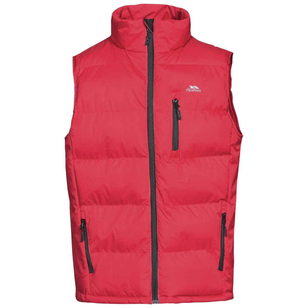 Trespass (M, Red) Mens Padded Gilet Bodywarmer Clasp