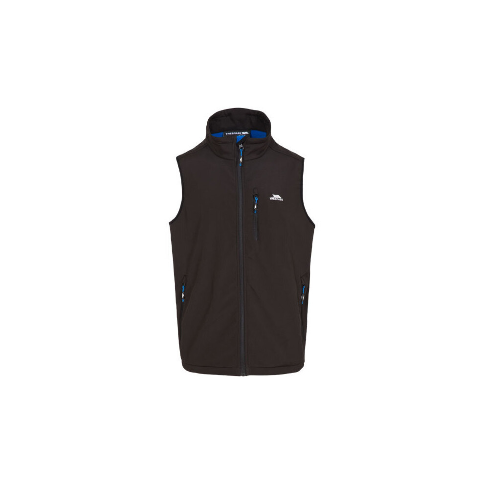 (XL, Black) Trespass Mens Softshell Gilet Bodywarmer Vassus