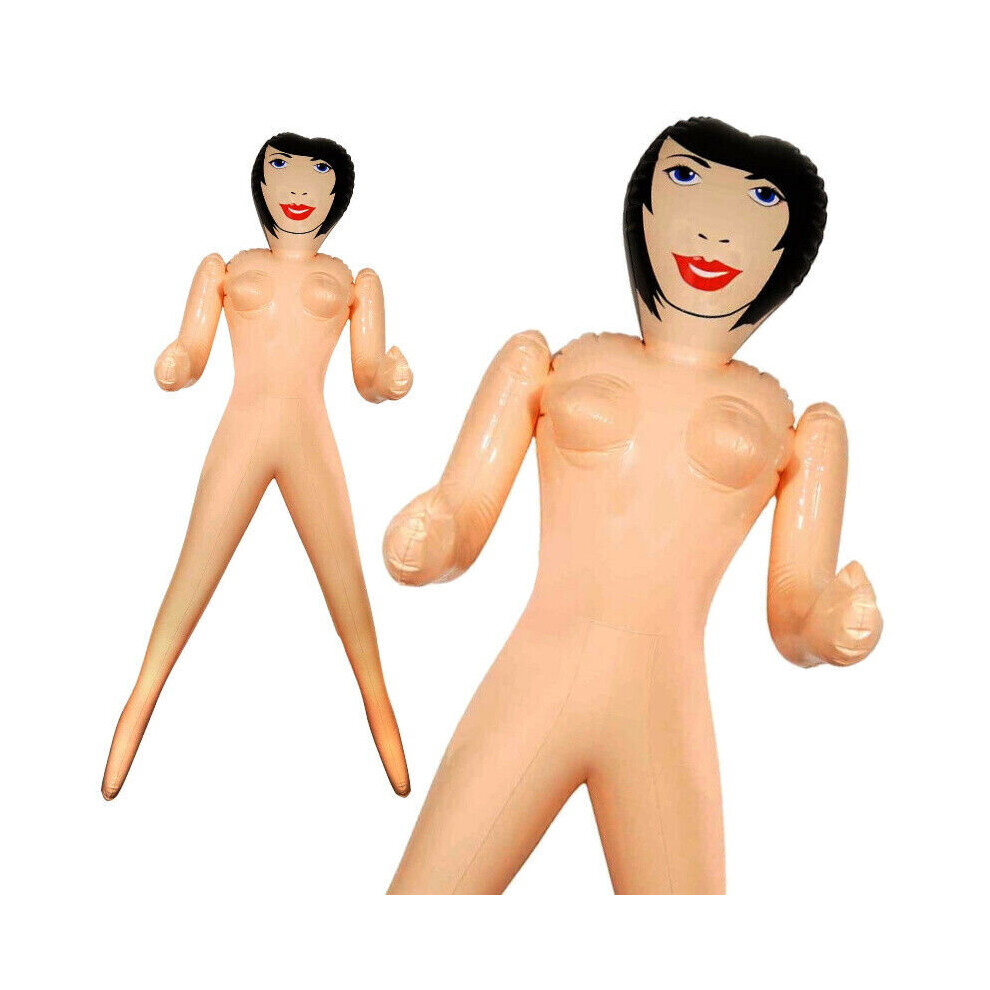 Henbrandt Life Size 5Ft Inflatable Blow Up Female Woman Doll Stag/Hen Night Party Prop