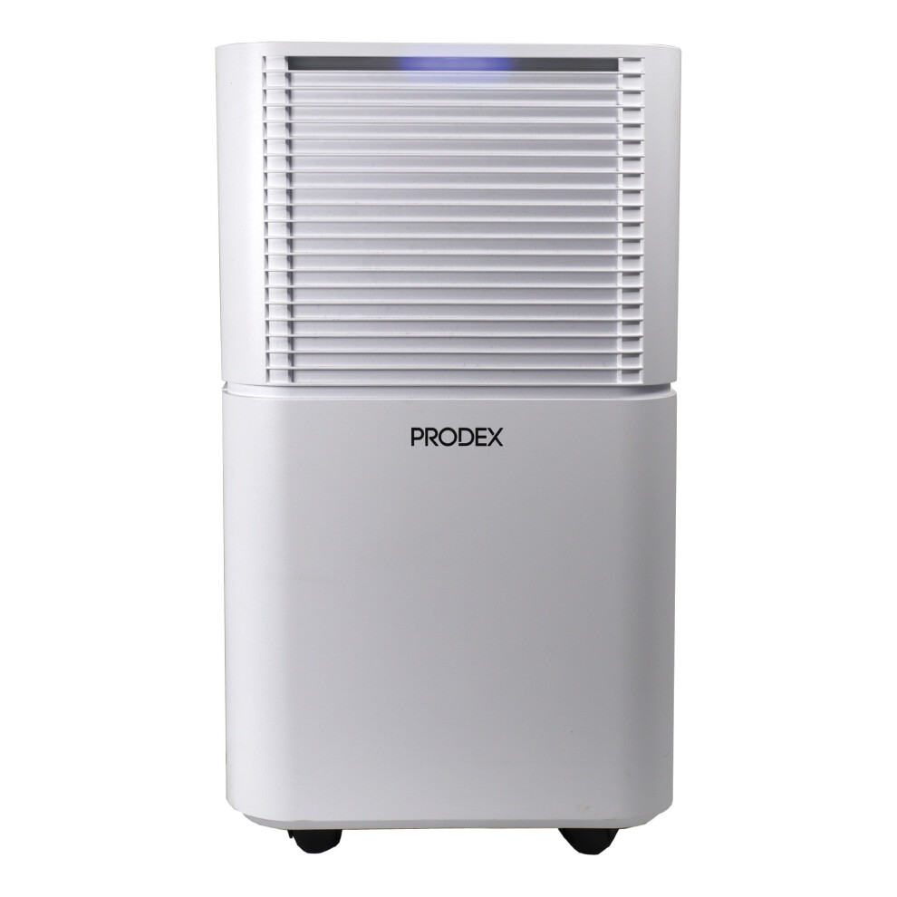 Prodex 12L/Day Dehumidifier, Extracts Moisture In Your Home/Office/Garage, White,