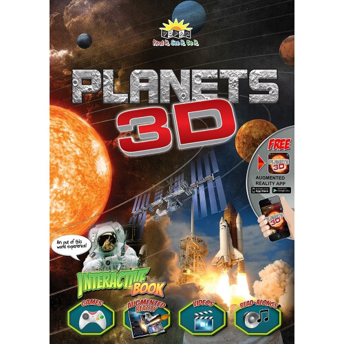 POPBKH3 - * Popar 3D - Planets Book (Hardcover)