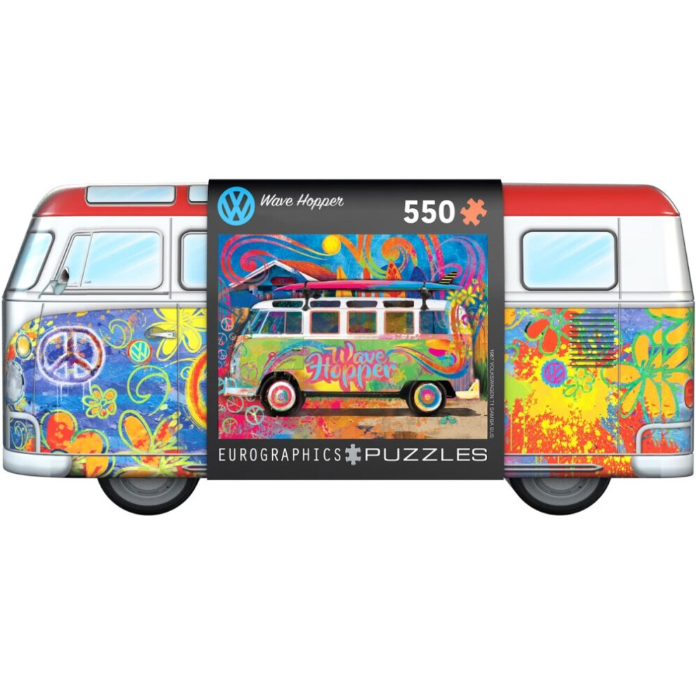 Photos - Jigsaw Puzzle / Mosaic Eurographics EG85515561 -  Puzzle - VW Bus Tin - Wave Hopper 