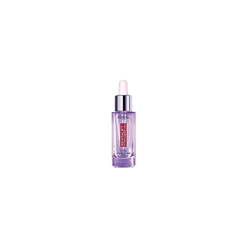 L'Oreal Paris Hyaluronic Acid Serum Revitalift Filler [+Hyaluronic Acid], 1.5% Pure Concentrated Hyaluronic Acid Dropper Serum