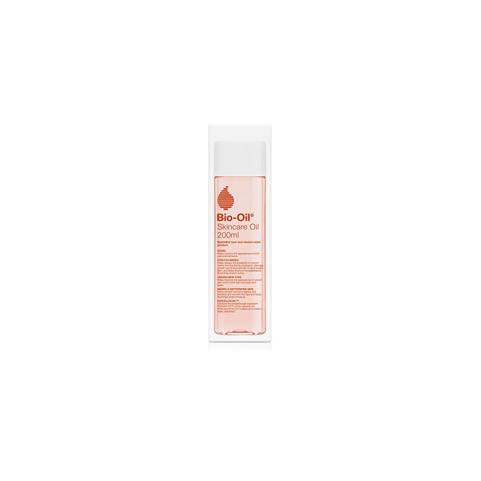 Bio-Oil Skincare Oil - Improve the Appearance of Scars, Stretch Marks and Skin Tone - 1 x 200 ml