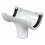 Floplast ROS1 Half Round Running Outlet 112mm, White 1