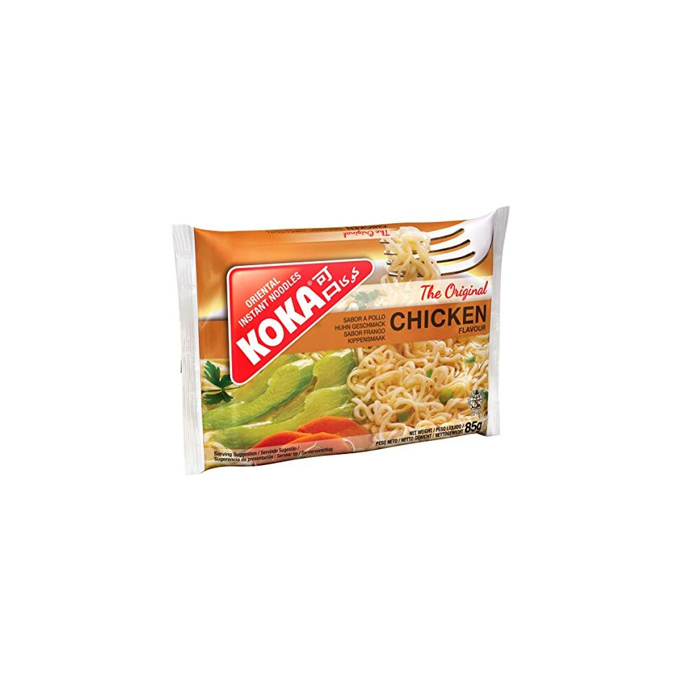 Koka Original Chicken Flavour Oriental Style Instant Noodles, 85 g (Pack of 30)