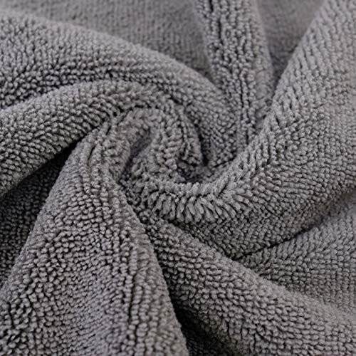 POLYTE Premium Microfibre Cleaning Towel, 40x40 cm, 36 Pack, Blue,Gray,Yellow 2