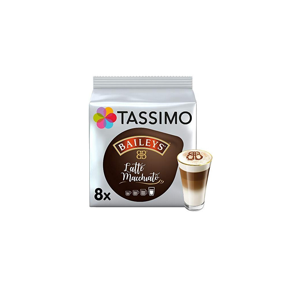 Tassimo Baileys Latte Macchiato Coffee Pods x8 (Pack of 5, Total 40 Drinks)