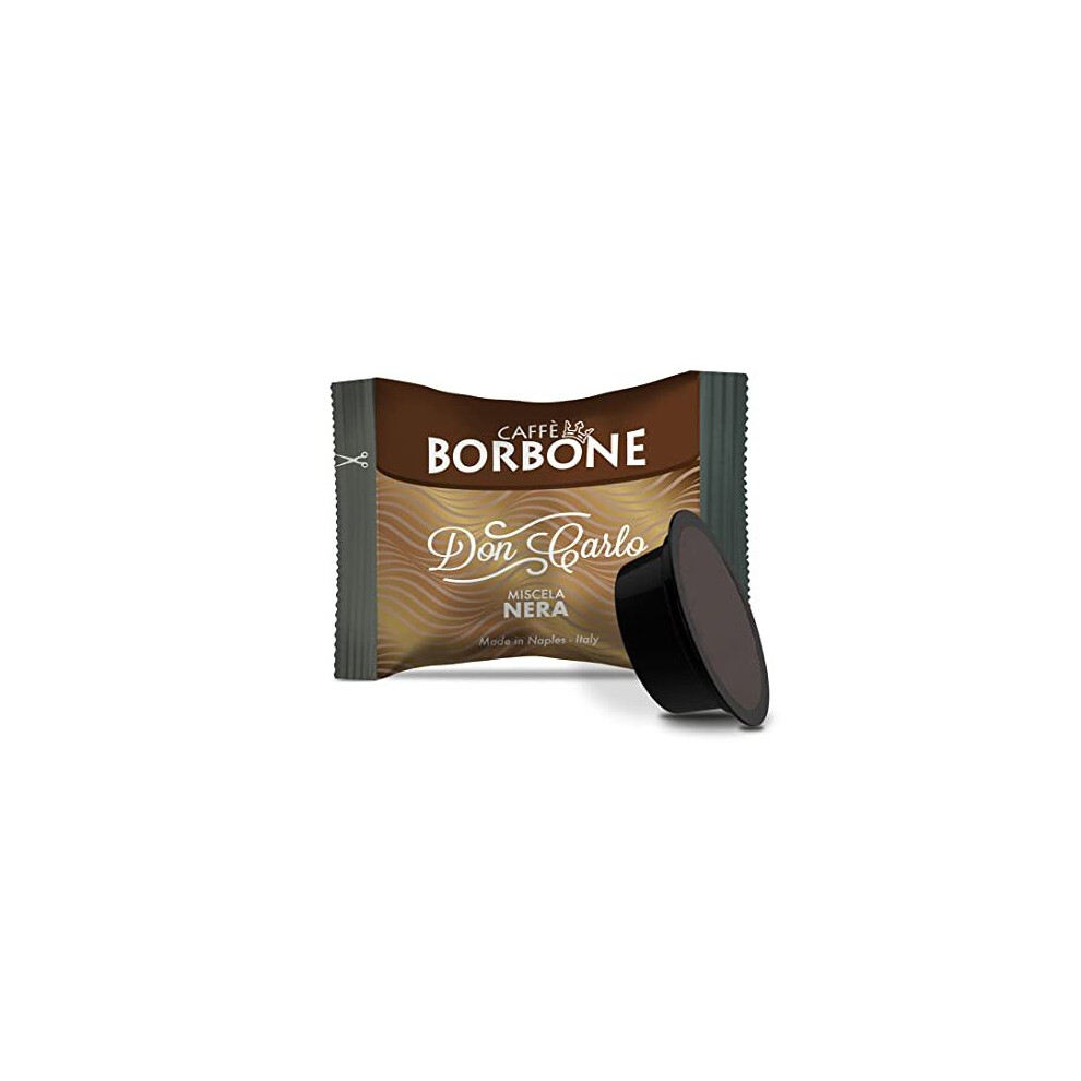 Caff? Borbone Coffee Don Carlo, Black Blend - 100 Capsules for LAVAZZA A MODO MIO Machines