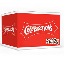 Celebrations Milk Chocolates Gift Bulk Box (Maltesers, Galaxy, Snickers & More), 2.4kg