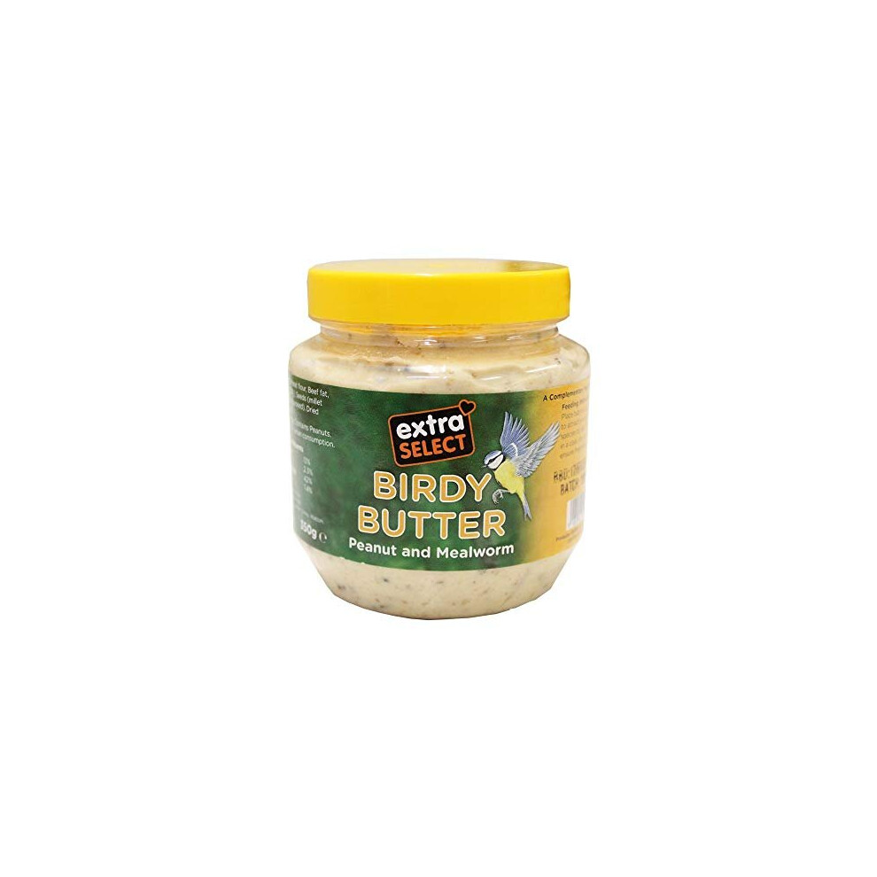 Extra Select Peanut & Mealworm Birdy Butter, 6 x 350 gm