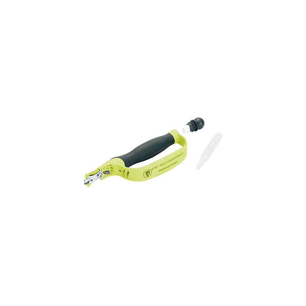 Spear & Jackson Kew Gardens Razorsharp 4056KEW 6-in-1 Blade Sharpener, Light Green