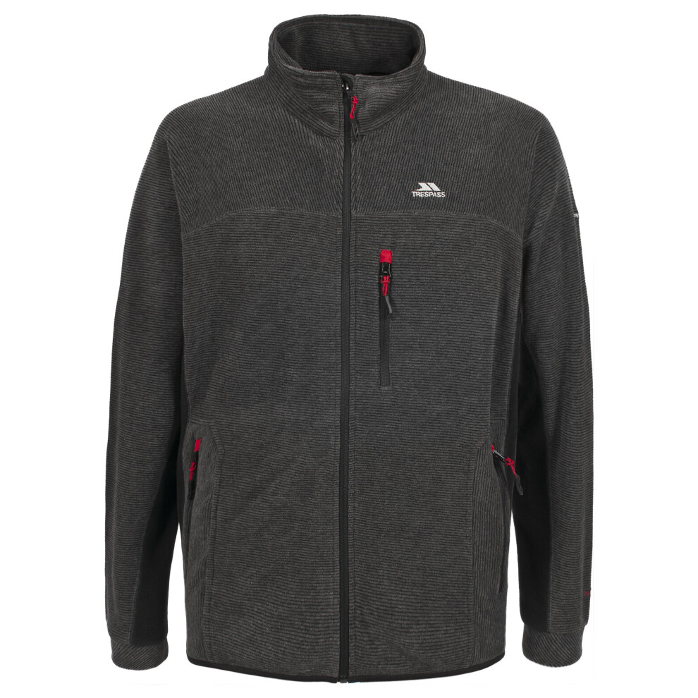 Trespass (S, Black) Mens Fleece Jacket Full Zip Jynx