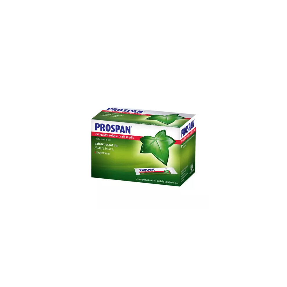 Engelhard Arznemittel Prospan, 35 Mg/5 Ml Oral Solution, 21 Sachets, Expectorants