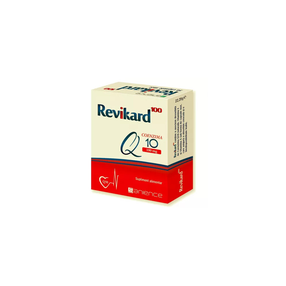 Photos - Vitamins & Minerals Revikard with coenzima Q10 100mg, 30 capsules, Sanience