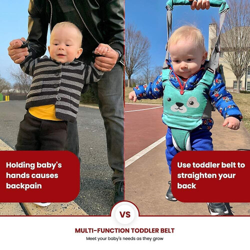 Watolt Baby Walking Harness - Handheld Kids Walker Helper 1