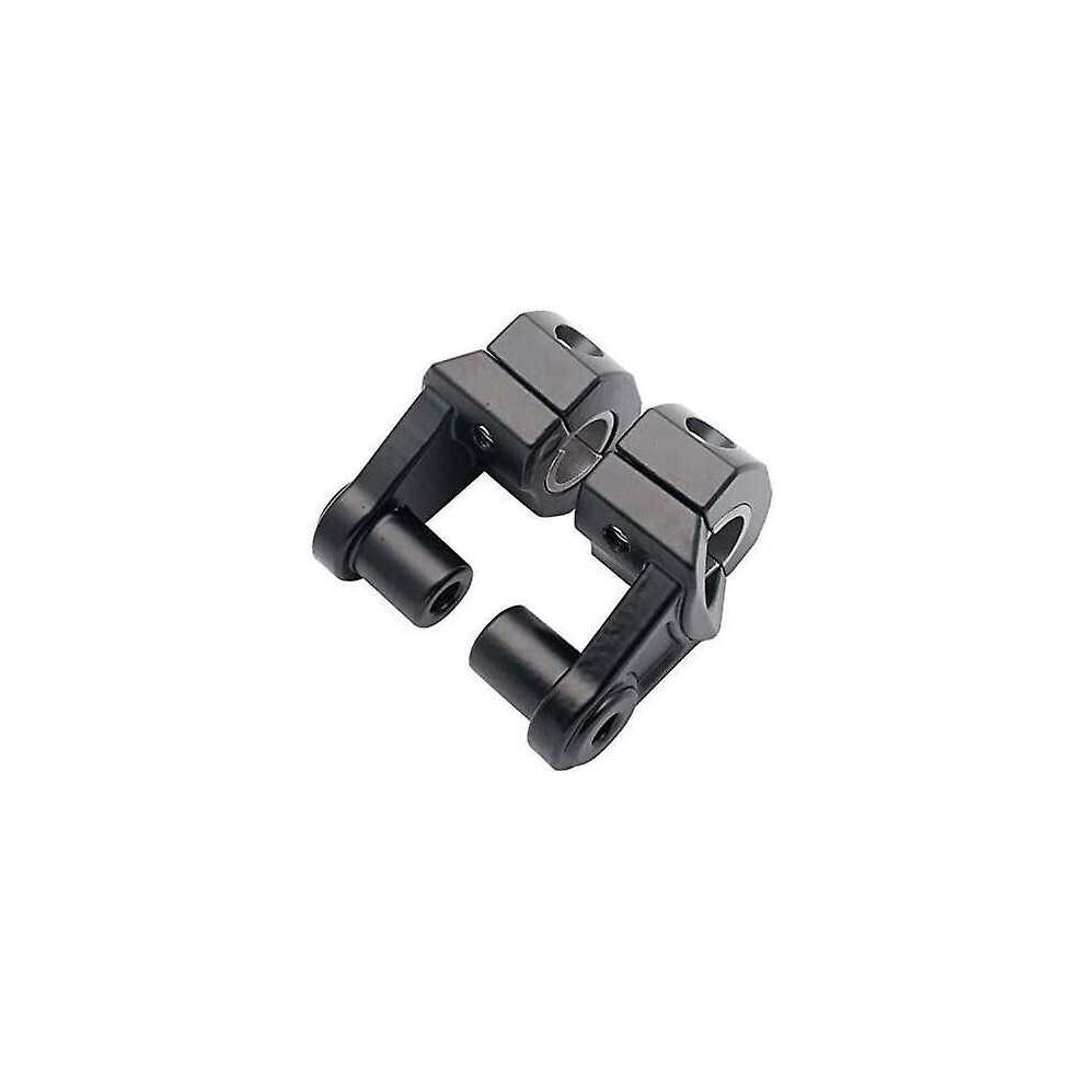 Motorcycle Handlebar Risers Universal Handlebars Risers Fit For 7/8" 22Mm / 11/8" 28Mm Aluminium Alloy Durable Bars Clampblack2pcs 9468842000328