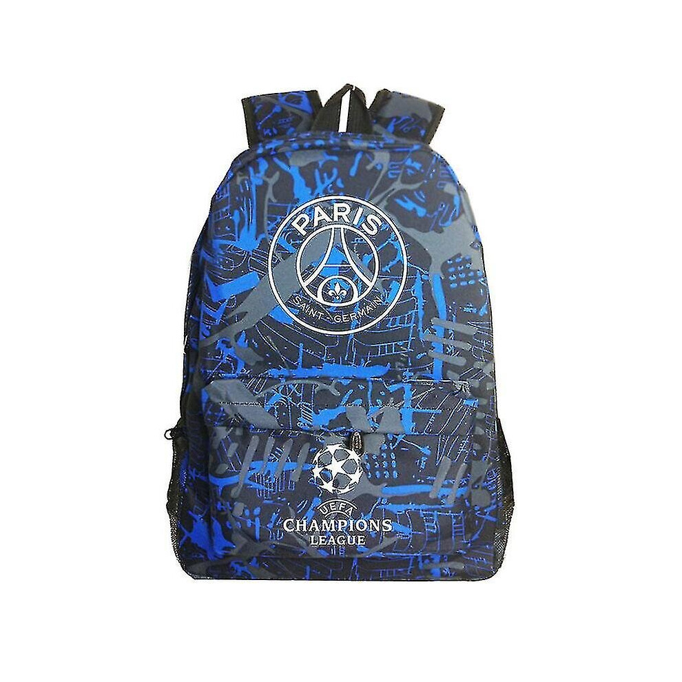 Graffiti Paris Uefa Champions League Shoulder Bag Fan Backpack Student Schoolbag Storage Bag