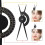 Eyebrow Golden Ratio Caliper Stencil Ruler Makeup Measure Black 3