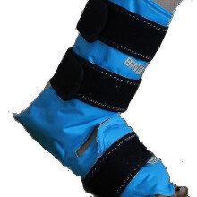 REVIX Full-Coverage Ankle & Foot Ice Pack Wrap - Reusable Gel Cold Pack with Adjustable Straps for Hands-Free Plantar Fasciitis & Achilles Pain Relief