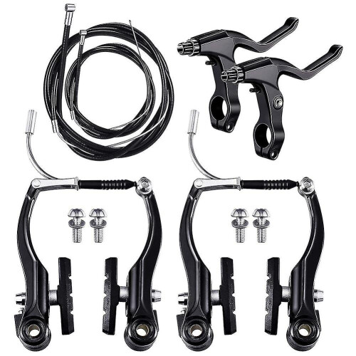 Complete Bicycle Mountain Bike Set,v Brake   Outer Cables   Lever   Front