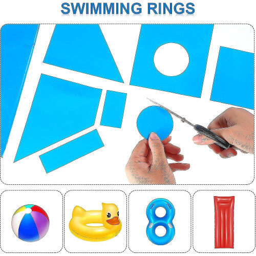 10 Pcs Vinyl Pool Liner Patch Repair Patch For Swimming Pools,10*25cm 2