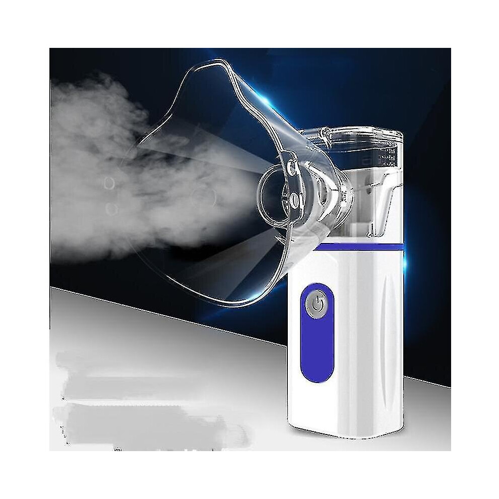 Nebulizer Inhaler, Portable Silent Nebulizer, For Children And Adults With Mouthpiece And Mask C