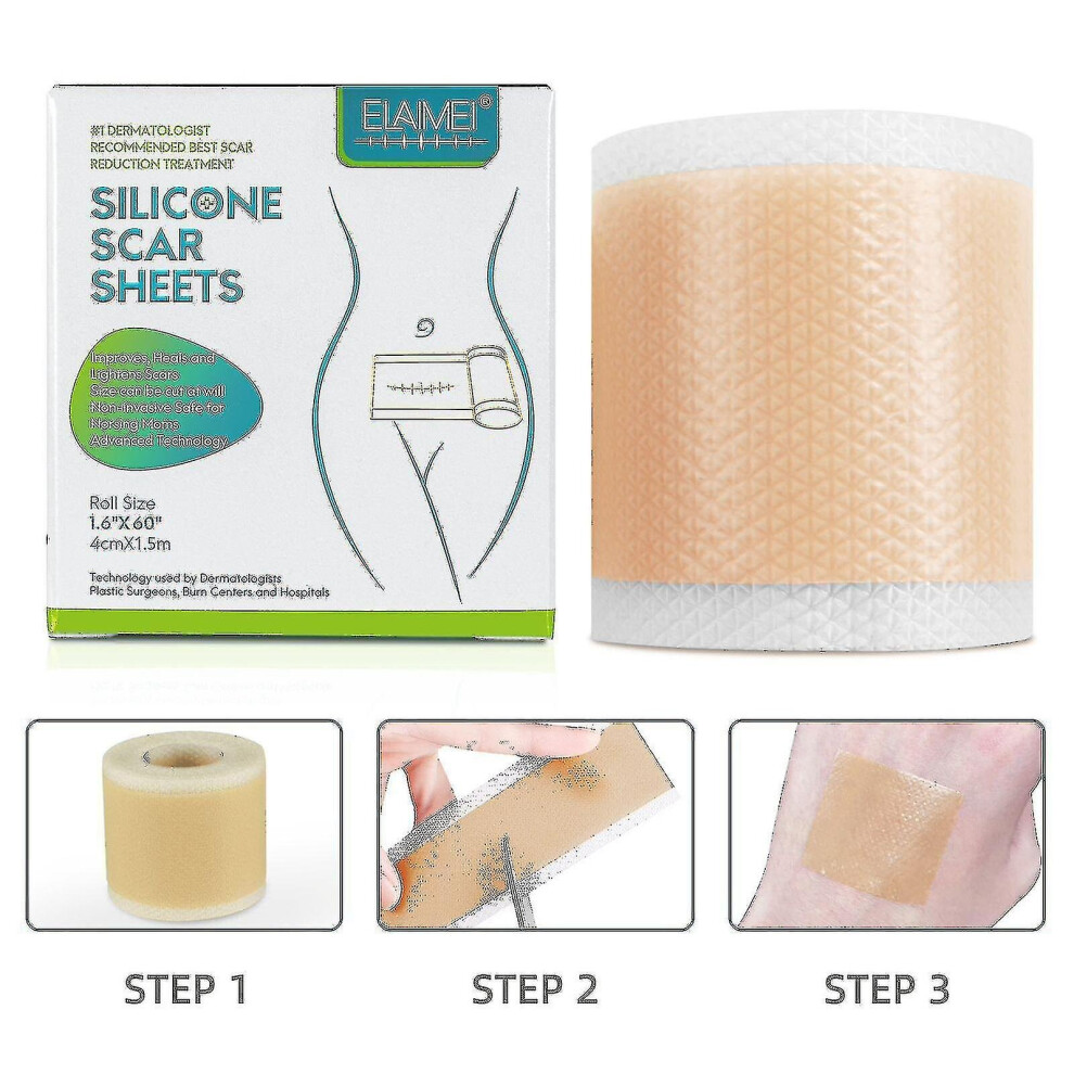 Silicone Scar Stickers Medical Silicone Easy-tear Gel Tape Roll Medical Grade