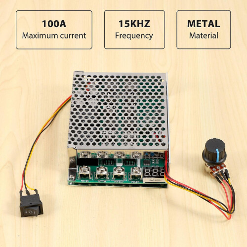 Dc 10-55v 100a 3000w Motor Speed Controller Reversible Pwm Control 1