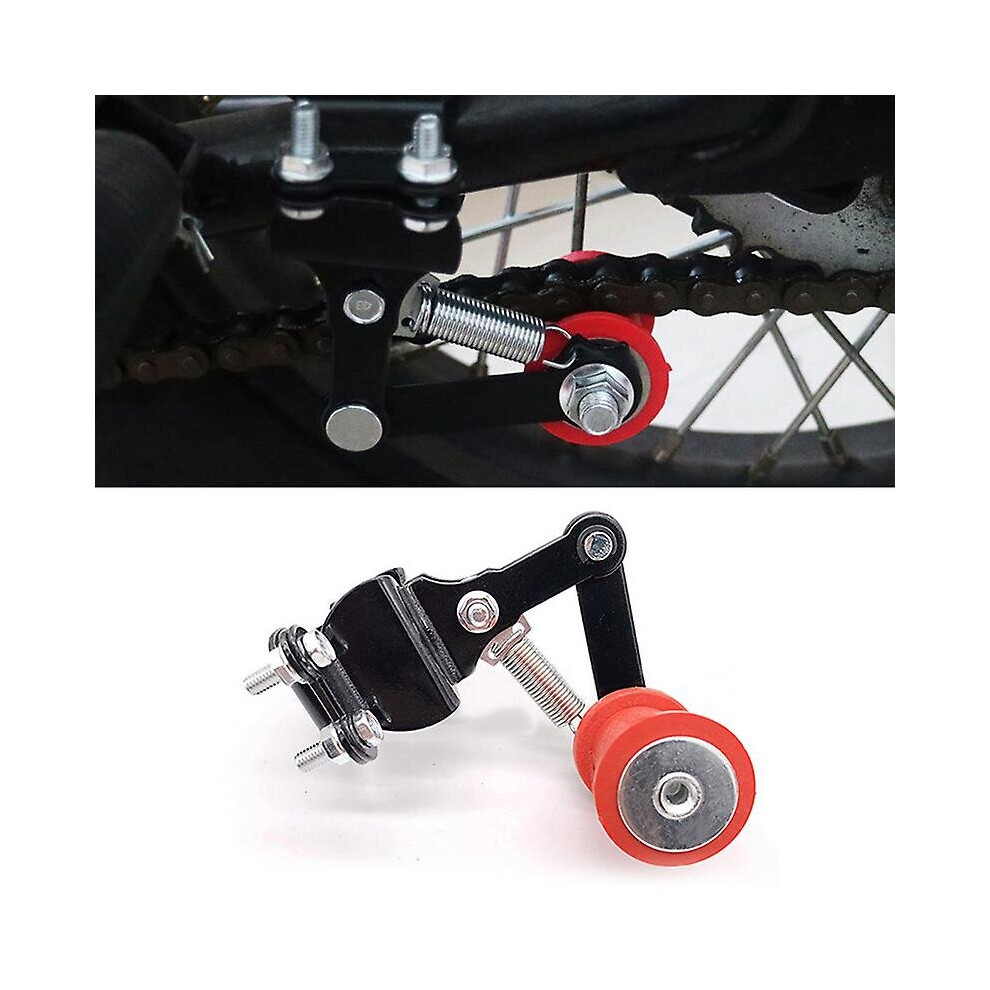 Modified Atv Motorcycle Chain Tensioner Chain Adjuster On Roller Tools Black/Yellow/Blue 9468842007198
