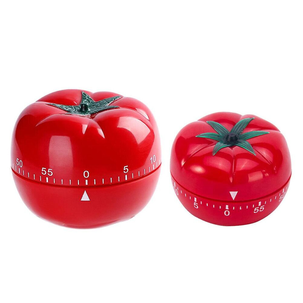 2pcs Tomato Design Timer Kitchen Cooking Timers Mechanical Cooking Timers